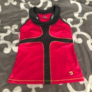 Fila Pink Baseline Halter Top